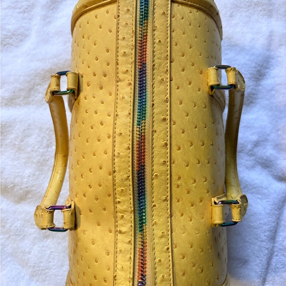 Sassy Jones Mustard Yellow Textured Bag - Picture 2 of 4